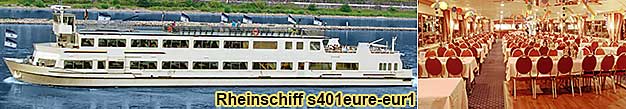 Rheinschifffahrt ab Krefeld-Uerdingen und Dsseldorf-Pempelfort an der Rheinterrasse, Schiffsfahrplan, Foto, Fahrtverlauf
