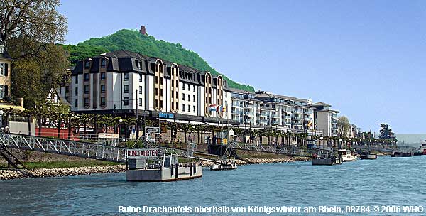 Ruine Drachenfels oberhalb von Königswinter am Rhein, 08784 © 2006 WHO