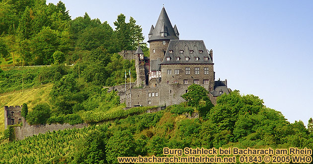Burg Stahleck bei Bacharach am Rhein