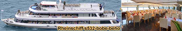 Rheinschifffahrt ab Bonn, Schiffsfahrplan, Foto, Fahrtverlauf, Speisen, Schiffskarten