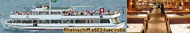 Rheinschifffahrt ab Oestrich-Winkel, Rüdesheim und Bingen, Schiffsfahrpläne, Foto, Fahrtverlauf, Speisen, Schiffkarten