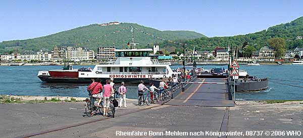 Rheinfähre Bonn-Mehlem nach Königswinter, 08737 © 2006 WHO