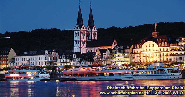 Rheinschifffahrt bei Boppard am Rhein