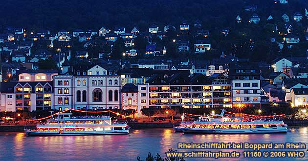 Rheinschifffahrt bei Boppard am Rhein