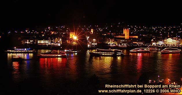 Rheinschifffahrt bei Boppard am Rhein